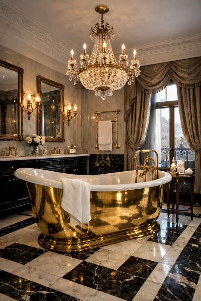 Luxury Brass Bathtubs
